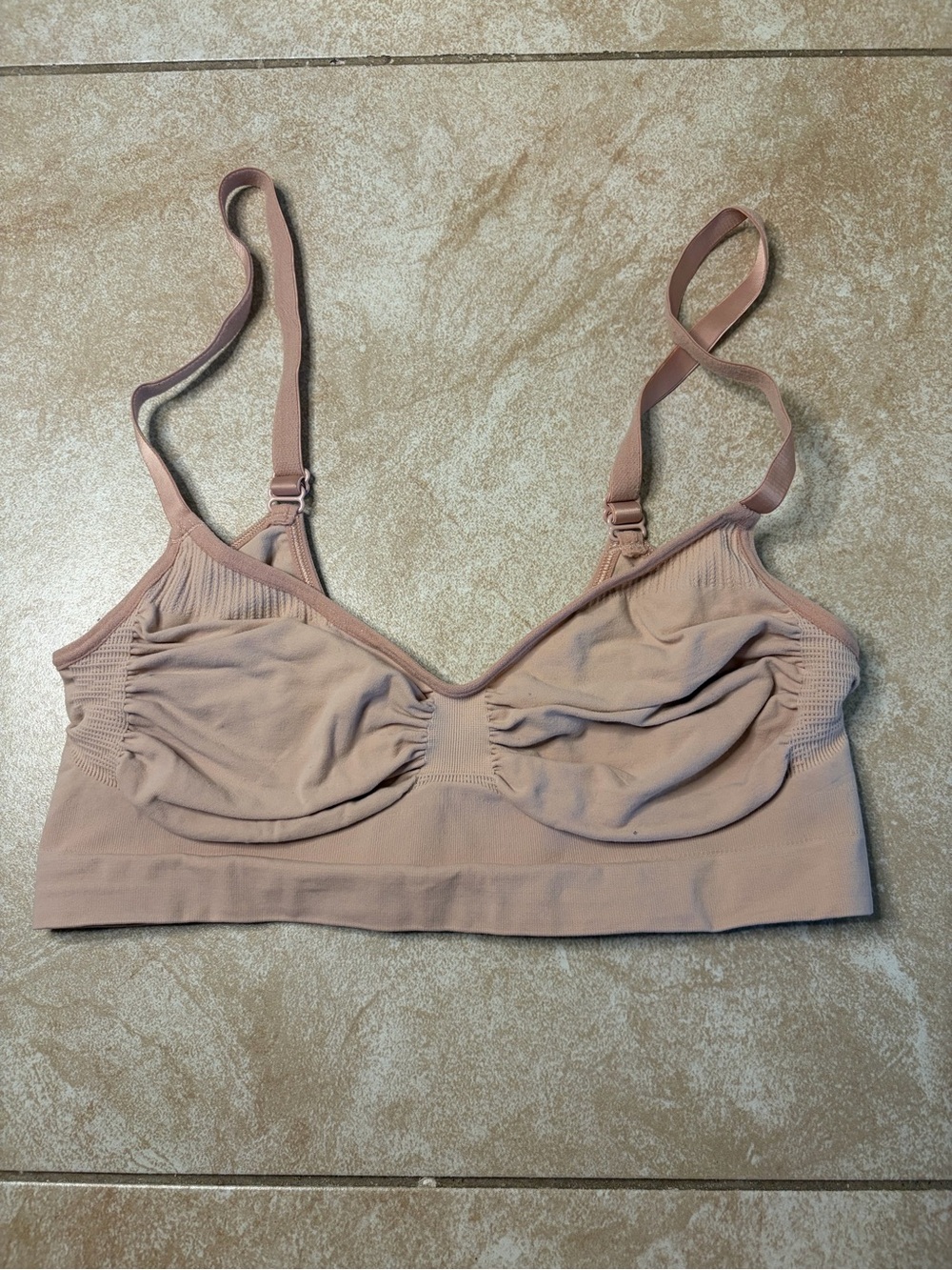 SKIMS Blush Beige Bralette with Adjustable Straps